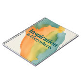 インスピレーションはどこにでもある ノートブック (左側)