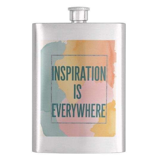 インスピレーションはどこにでもある フラスク (正面)