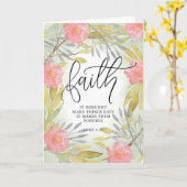 インスピレーションまたは刺激のための信頼カード カード (黄色い花)