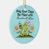 インスピレーションみみずのオーナメント セラミックオーナメント (右)