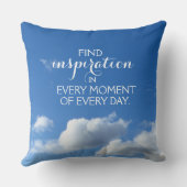 インスピレーションやる気を起こさせるを一瞬のうちに得る クッション (裏面)