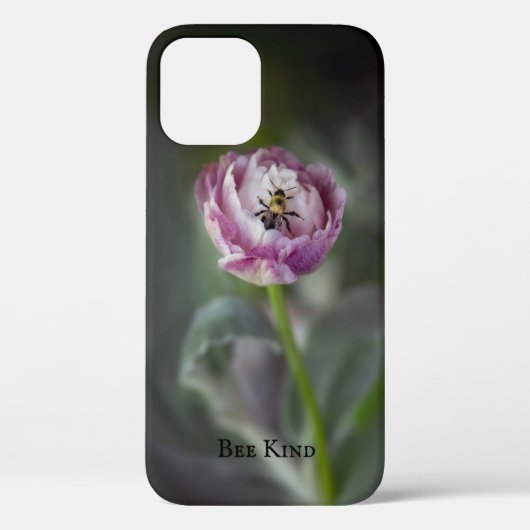 インスピレーションをくれるピンクの花とマルハナバチ Case-Mate iPhoneケース (裏面)