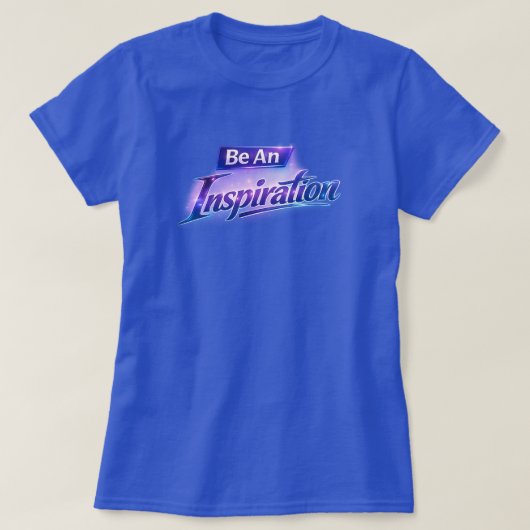 インスピレーションを与えよう Tシャツ (デザイン正面)