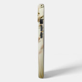 インスピレーションを与えるキリスト教の野原の草と装飾的な十字架 Case-Mate iPhoneケース (裏面 / 左)