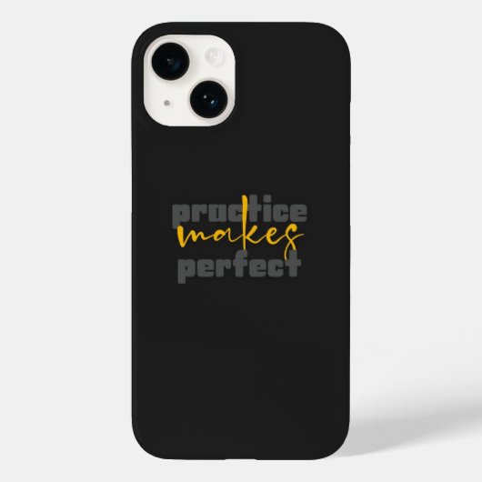 インスピレーションを与えるマットブラックiPhone 14ケース Case-Mate iPhoneケース (裏面)