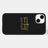 インスピレーションを与えるマットブラックiPhone 14ケース Case-Mate iPhoneケース (裏面 (横))