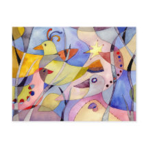 インスピレーションを与える水彩画の鳥