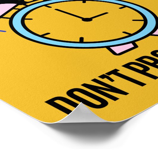 インスピレーションを先送りしないフォーカス ポスター (角)