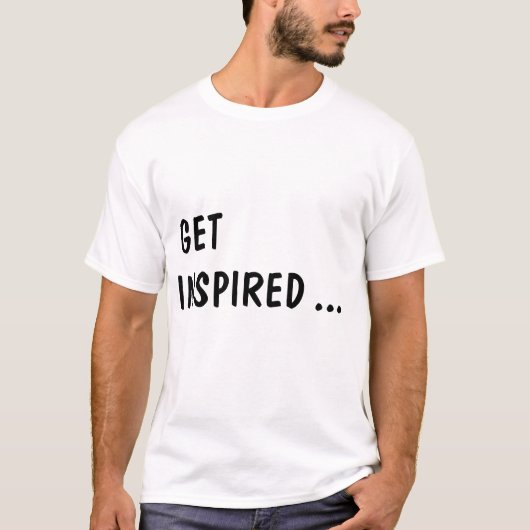インスピレーションを受けて Tシャツ (正面)