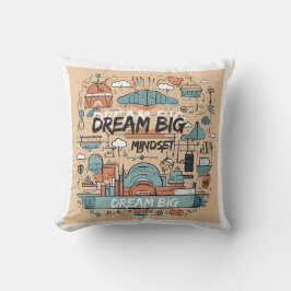 インスピレーションを大切に - やる気を高める、元気が出るデザイン クッション