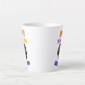 インスピレーションを待たない カフェラテマグ (正面)