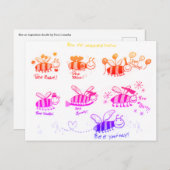 インスピレーションを得る ポストカード (正面/裏面)