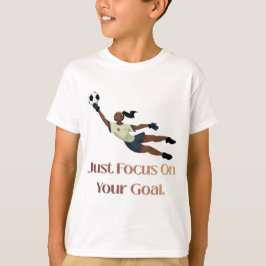 インスピレーションサッカーゴールキーパーグラフィックTシャツ Tシャツ