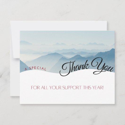 インスピレーションサンキューカード ノートカード (正面)