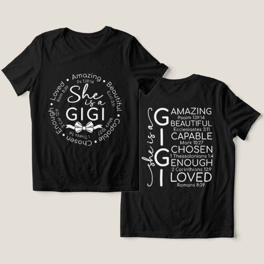インスピレーションジジ トライブレンドＴシャツ (デザイン正面&裏面)
