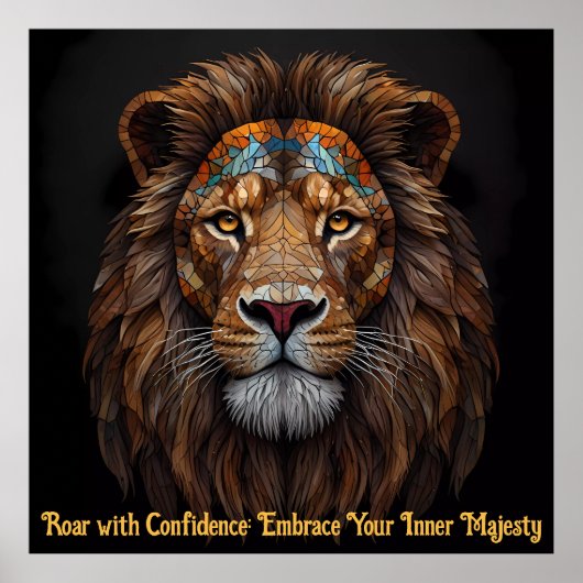 インスピレーションストライプの：自分の人生を受け入れユニークる ポスター (正面)