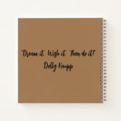 インスピレーションスパイラルノートブック ノートブック (裏面)