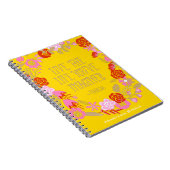 インスピレーションパーソナライズされたライブライフ想像引用文 ノートブック (右側)