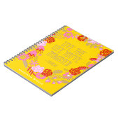 インスピレーションパーソナライズされたライブライフ想像引用文 ノートブック (左側)