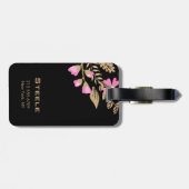 インスピレーションパーソナライズされたライブライフ想像引用文 ラゲッジタグ (裏面横)