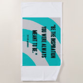 インスピレーションビーチタオル ビーチタオル (正面)