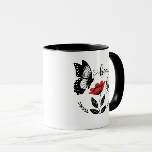 インスピレーションフレーズmagギフトやる気を起こさせる、ギフト マグカップ (正面右)