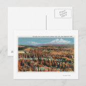 インスピレーションポイントから公園の空中表示 ポストカード (正面/裏面)