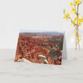 インスピレーションポイントアットブライスキャニオンI カード (黄色い花)