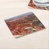 インスピレーションポイントアットブライスキャニオンI スクエアペーパーコースター (アングル)
