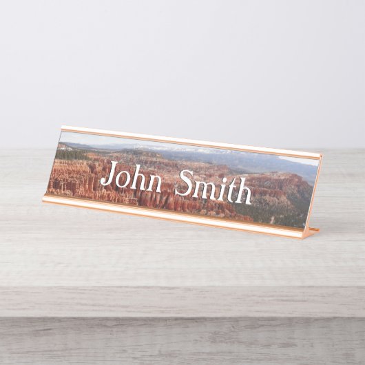 インスピレーションポイントアットブライスキャニオンI デスクネームプレート (正面)