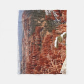 インスピレーションポイントアットブライスキャニオンI フリースブランケット (正面)