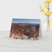 インスピレーションポイントアットブライスキャニオンII カード (黄色い花)