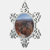 インスピレーションポイントアットブライスキャニオンII スノーフレークピューターオーナメント (右)