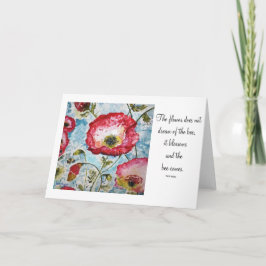 インスピレーションポピーズビーアートカード カード
