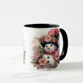 インスピレーションユニーク、レトロクリスマス マグカップ (正面右)