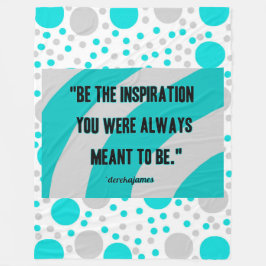 インスピレーションラージコットンフリースブランケット フリースブランケット