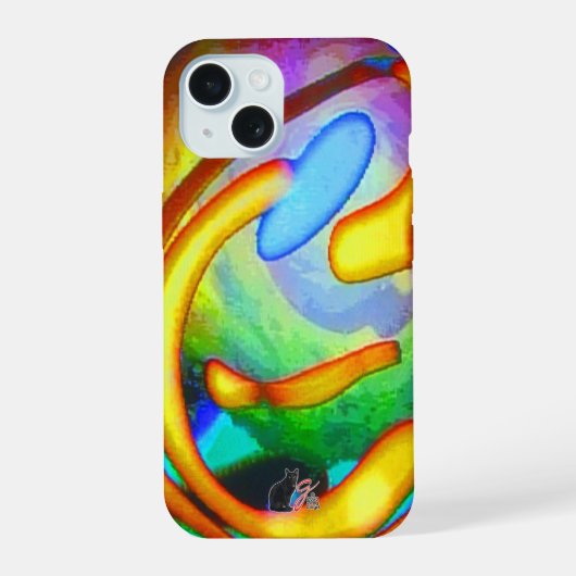 インスピレーションループス iPhone 15ケース (裏面)