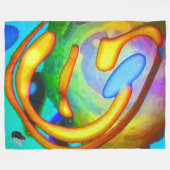 インスピレーションループ フリースブランケット (正面(横))