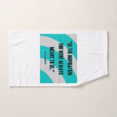 インスピレーション付きバスルーム用タオルセット バスタオルセット (ハンドタオル)