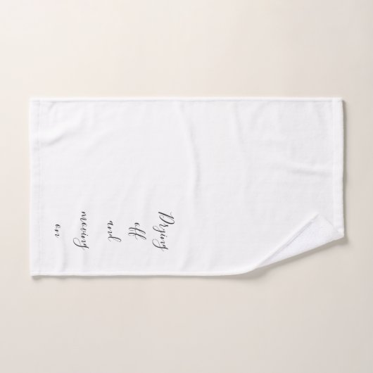 インスピレーション動機づけ人生を肯定する引用文 バスタオルセット (ハンドタオル)