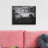 インスピレーション動機引用文トレーニングポスター キャンバスプリント (インサイチュ (リビング))