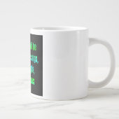 インスピレーション名言 #243 ジャンボコーヒーマグカップ (右)