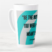 インスピレーション大ラテマグカップ カフェラテマグ (左アングル)