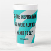 インスピレーション大ラテマグカップ カフェラテマグ (正面)