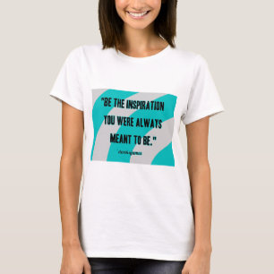 インスピレーション女子ホワイト基本Tシャツ Tシャツ