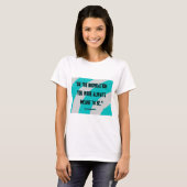 インスピレーション女子ホワイト基本Tシャツ Tシャツ (正面フル)