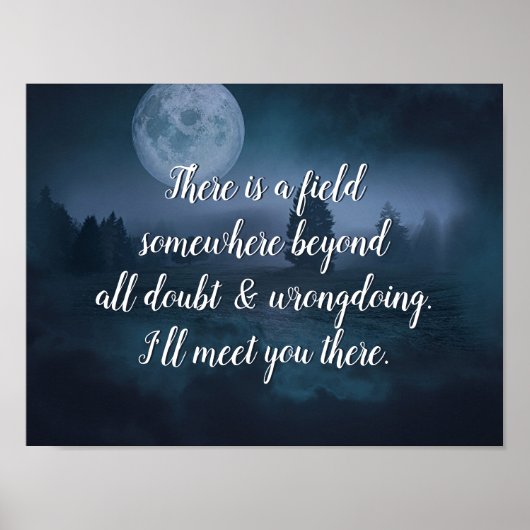 インスピレーション引用文そこで会おう。 ポスター (正面)