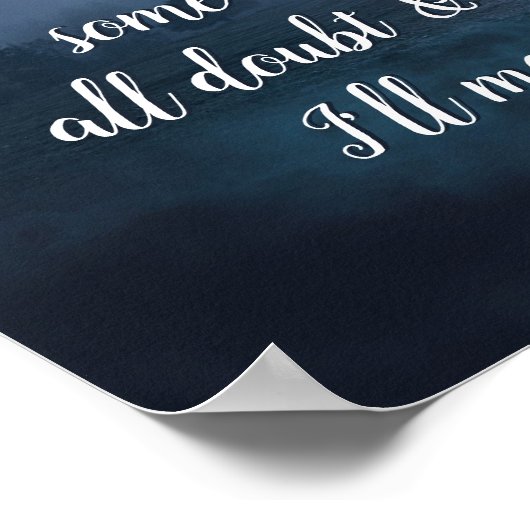 インスピレーション引用文そこで会おう。 ポスター (角)