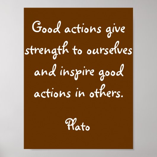 インスピレーション引用文ポスターアートプリント ポスター (正面)