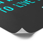 インスピレーション引用文ポスターアートプリント ポスター (角)